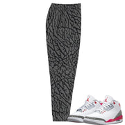 Retro 3 Fire Red OG Joggers - Sneaker Tees to match Air Jordan Sneakers