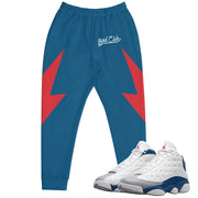 Retro 13 French Blue Joggers - Sneaker Tees to match Air Jordan Sneakers