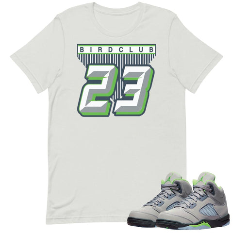 Retro 5 Green Bean Shirt - Sneaker Tees to match Air Jordan Sneakers