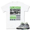 Retro 5 Green Bean Shirt - Sneaker Tees to match Air Jordan Sneakers