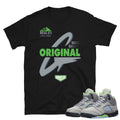 Retro 5 Green Bean Shirt - Sneaker Tees to match Air Jordan Sneakers