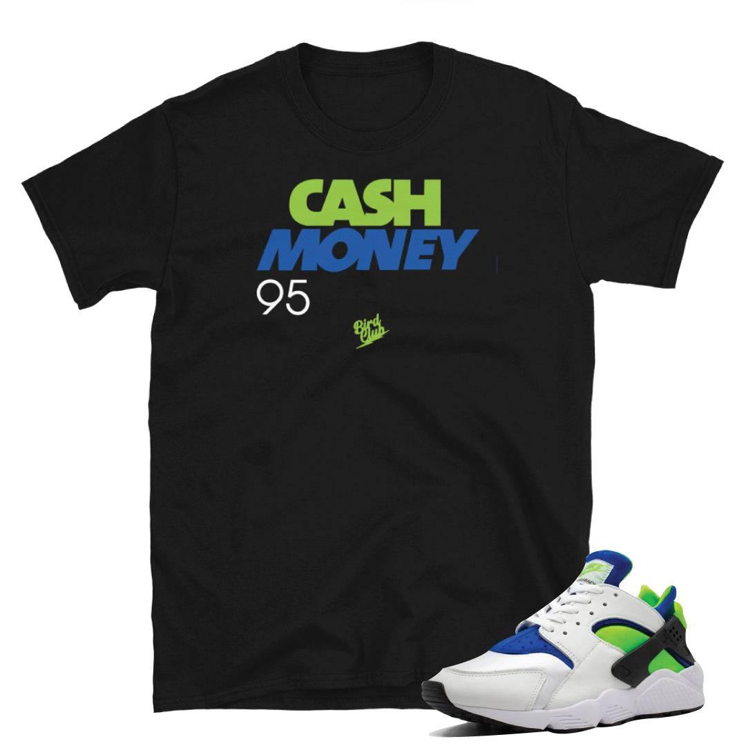 Huarache Scream Green Shirt - Sneaker Tees to match Air Jordan Sneakers