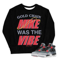 Retro 4 Infrared Sweatshirt - Sneaker Tees to match Air Jordan Sneakers