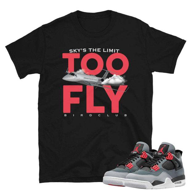Retro 4 Infrared shirt - Sneaker Tees to match Air Jordan Sneakers