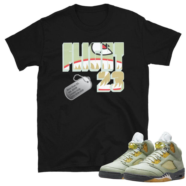 Retro 5 Jade Horizon Shirt - Sneaker Tees to match Air Jordan Sneakers