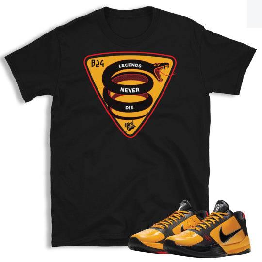 Kobe 5 Bruce Lee Shirt - Sneaker Tees to match Air Jordan Sneakers
