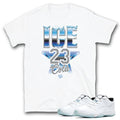 Retro 11 Low Legend Blue Shirt - Sneaker Tees to match Air Jordan Sneakers