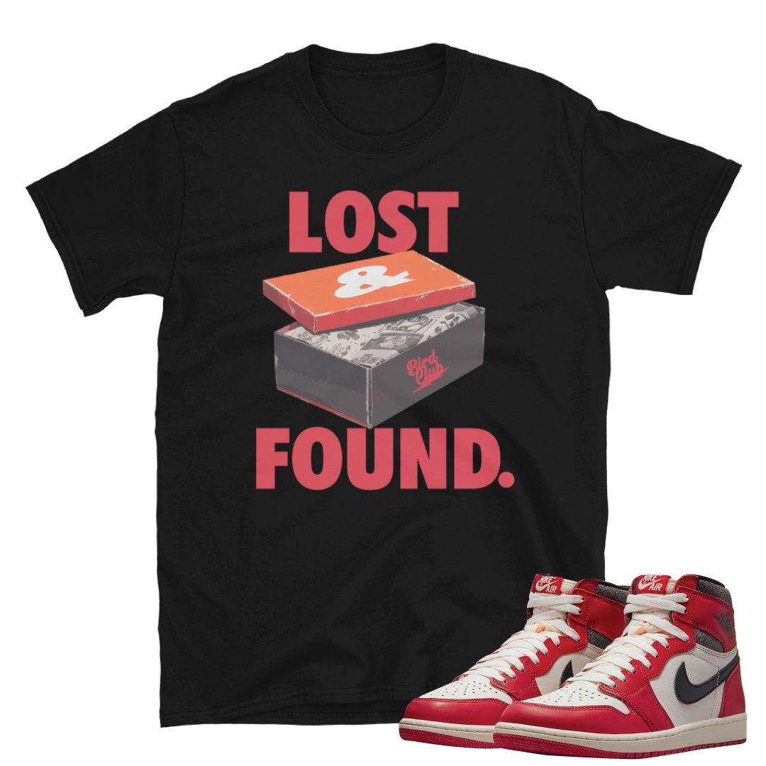 Retro 1 "Lost & Found" Shirt - Sneaker Tees to match Air Jordan Sneakers