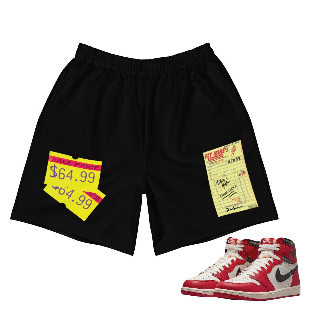 Retro 1 Lost & Found Shorts - Sneaker Tees to match Air Jordan Sneakers