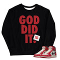 Retro 1 "Lost & Found" Sweatshirt - Sneaker Tees to match Air Jordan Sneakers