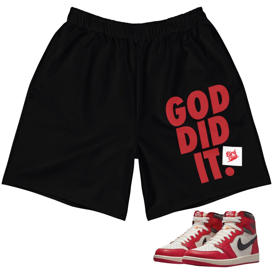 Retro 1 Lost & Found Shorts - Sneaker Tees to match Air Jordan Sneakers