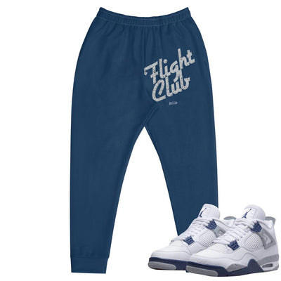 Retro 4 Midnight Navy Cement Joggers - Sneaker Tees to match Air Jordan Sneakers