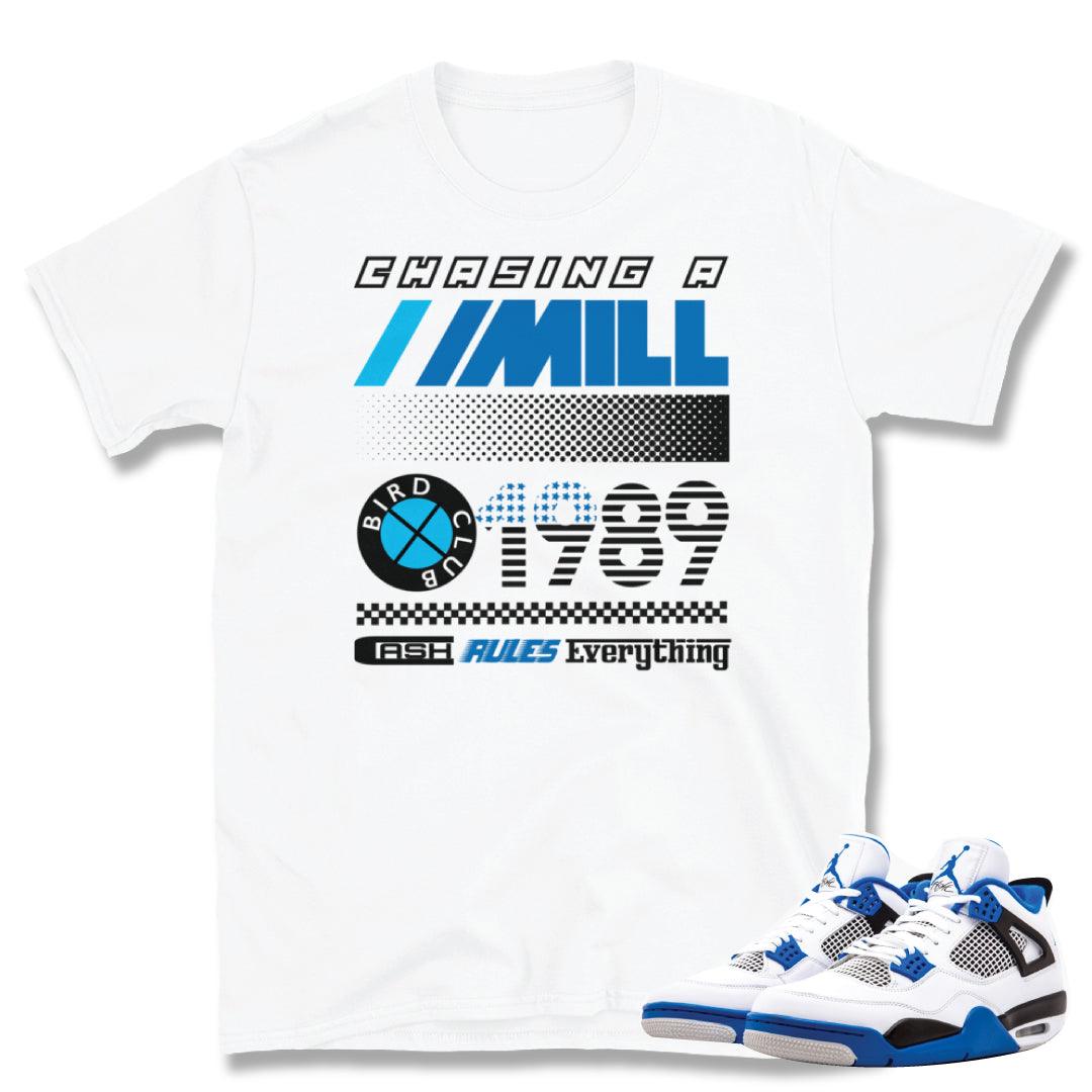 Air Jordan 4 Motorsport Shirt - Sneaker Tees to match Air Jordan Sneakers