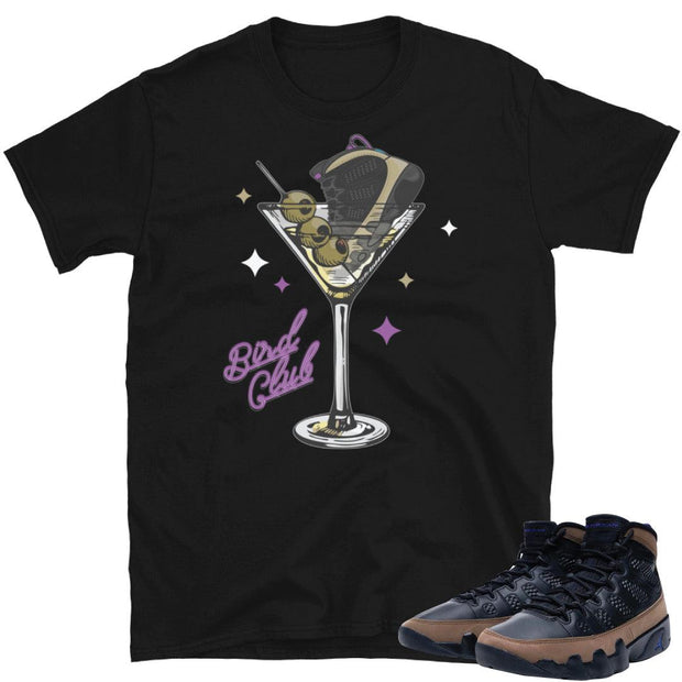 Retro 9 Olive Concord Martini Shirt - Sneaker Tees to match Air Jordan Sneakers