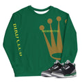 Retro 3 Pine Green matching Fleece - Sneaker Tees to match Air Jordan Sneakers