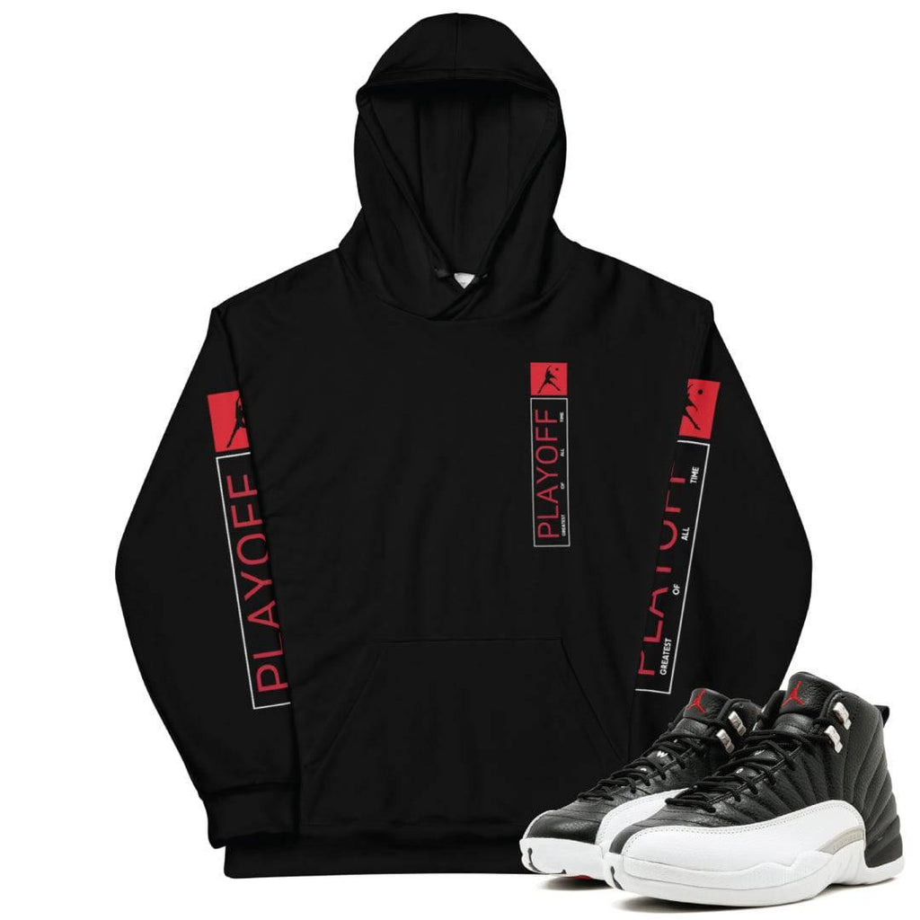 Retro 12 "Playoffs" Sweatshirt - Sneaker Tees to match Air Jordan Sneakers