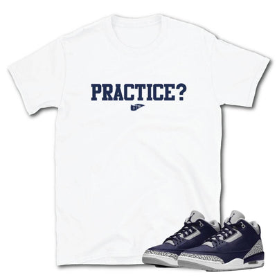 Retro 3 Georgetown Shirt Practice? - Sneaker Tees to match Air Jordan Sneakers
