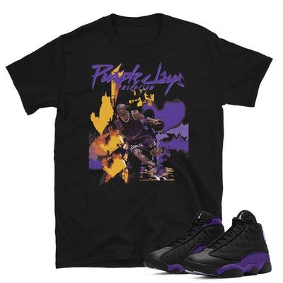 Retro 13 Court Purple Jays Shirt - Sneaker Tees to match Air Jordan Sneakers