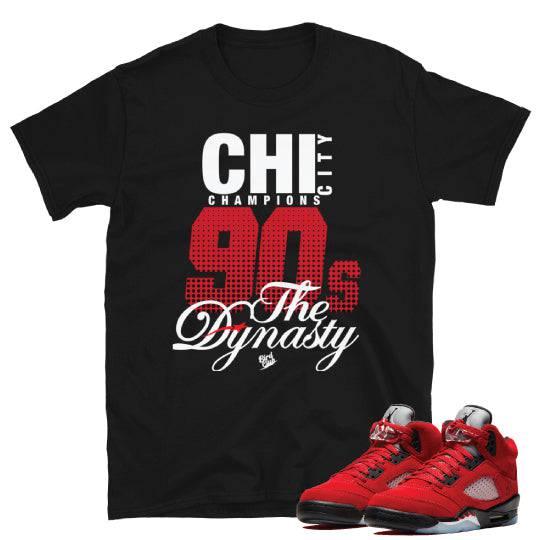 Raging Bulls 5 Shirt - Sneaker Tees to match Air Jordan Sneakers