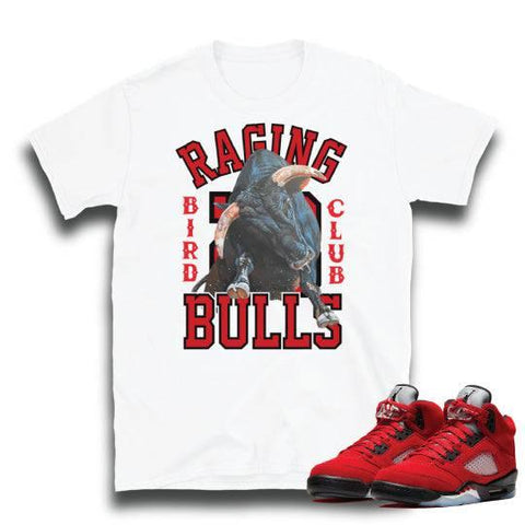 Retro 5 Raging Bull Shirt - Sneaker Tees to match Air Jordan Sneakers