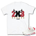 Retro 6 Red Oreo Shirt - Sneaker Tees to match Air Jordan Sneakers