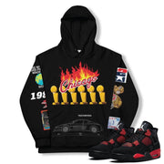 Retro 3 Red Thunder Everything Jordan Hoodie - Sneaker Tees to match Air Jordan Sneakers