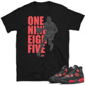 Retro 4 Red Thunder 1985 Shirt - Sneaker Tees to match Air Jordan Sneakers