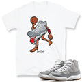 Retro 11 Cool Grey Shirt - Sneaker Tees to match Air Jordan Sneakers