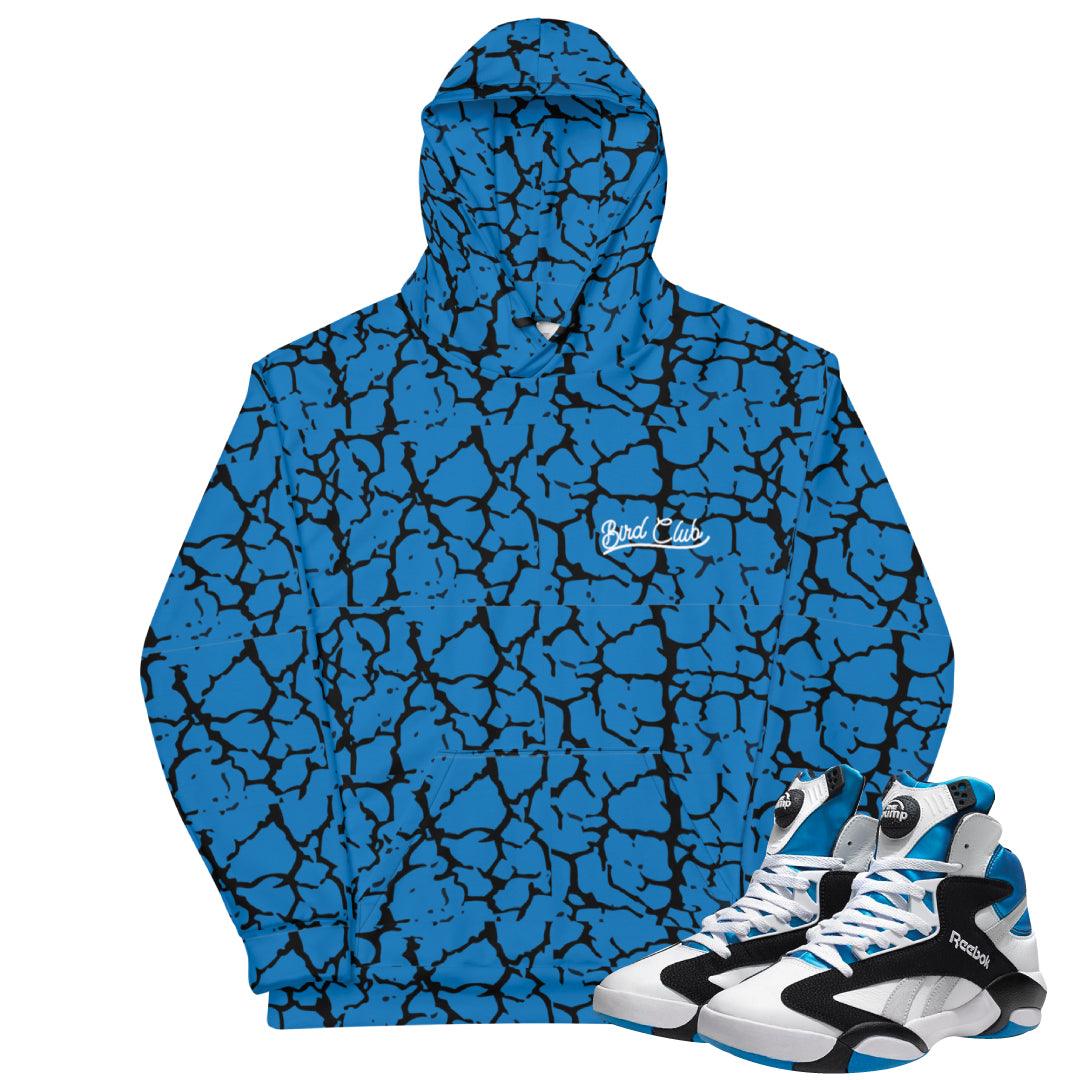 Shaq Attack Crackle Hoodie - Sneaker Tees to match Air Jordan Sneakers