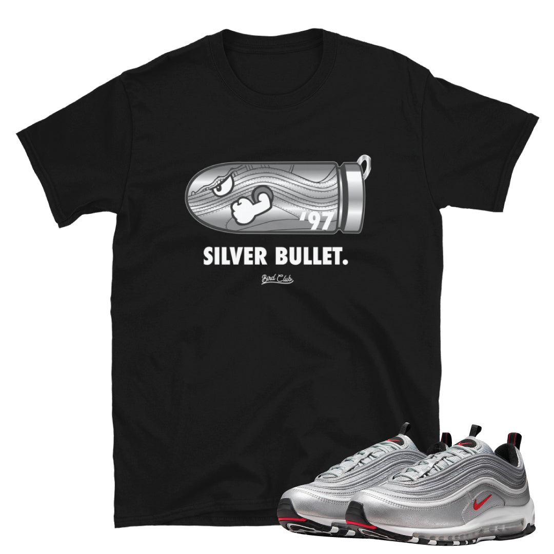 Air Max 97 Silver Bullet Shirt - Sneaker Tees to match Air Jordan Sneakers
