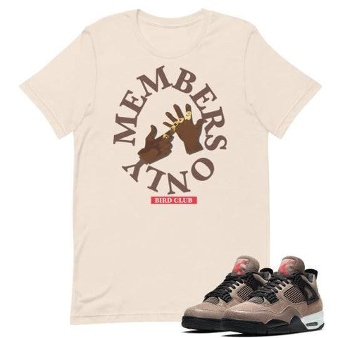Retro 4 Taupe Haze Shirt - Sneaker Tees to match Air Jordan Sneakers