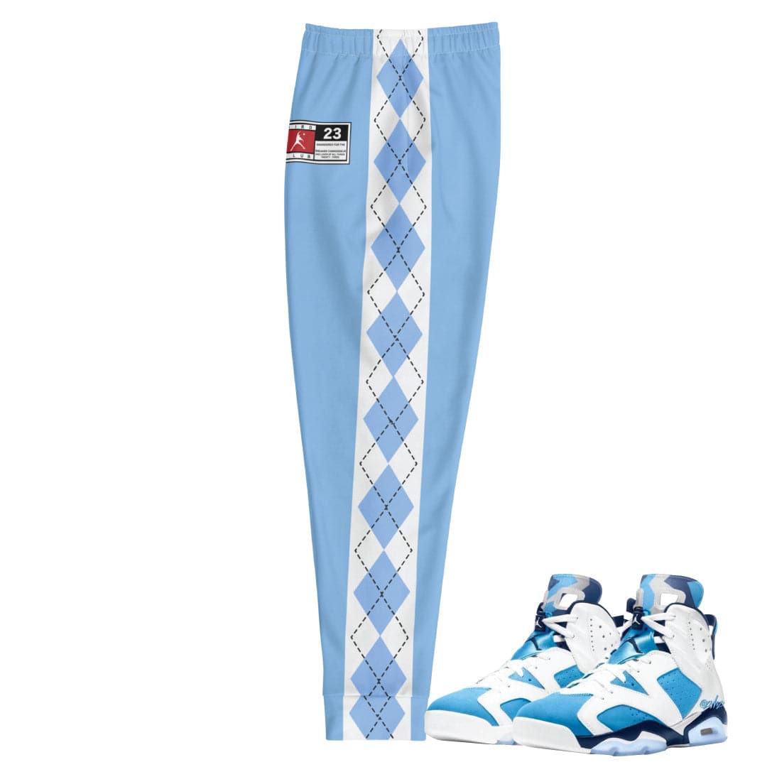 Retro 6 UNC Carolina Joggers - Sneaker Tees to match Air Jordan Sneakers