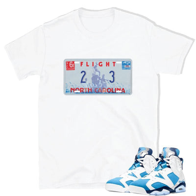 Retro 6 UNC Shirt - Sneaker Tees to match Air Jordan Sneakers