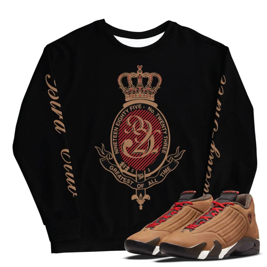 Retro 14 sneakers Winterized Crew - Sneaker Tees to match Air Jordan Sneakers