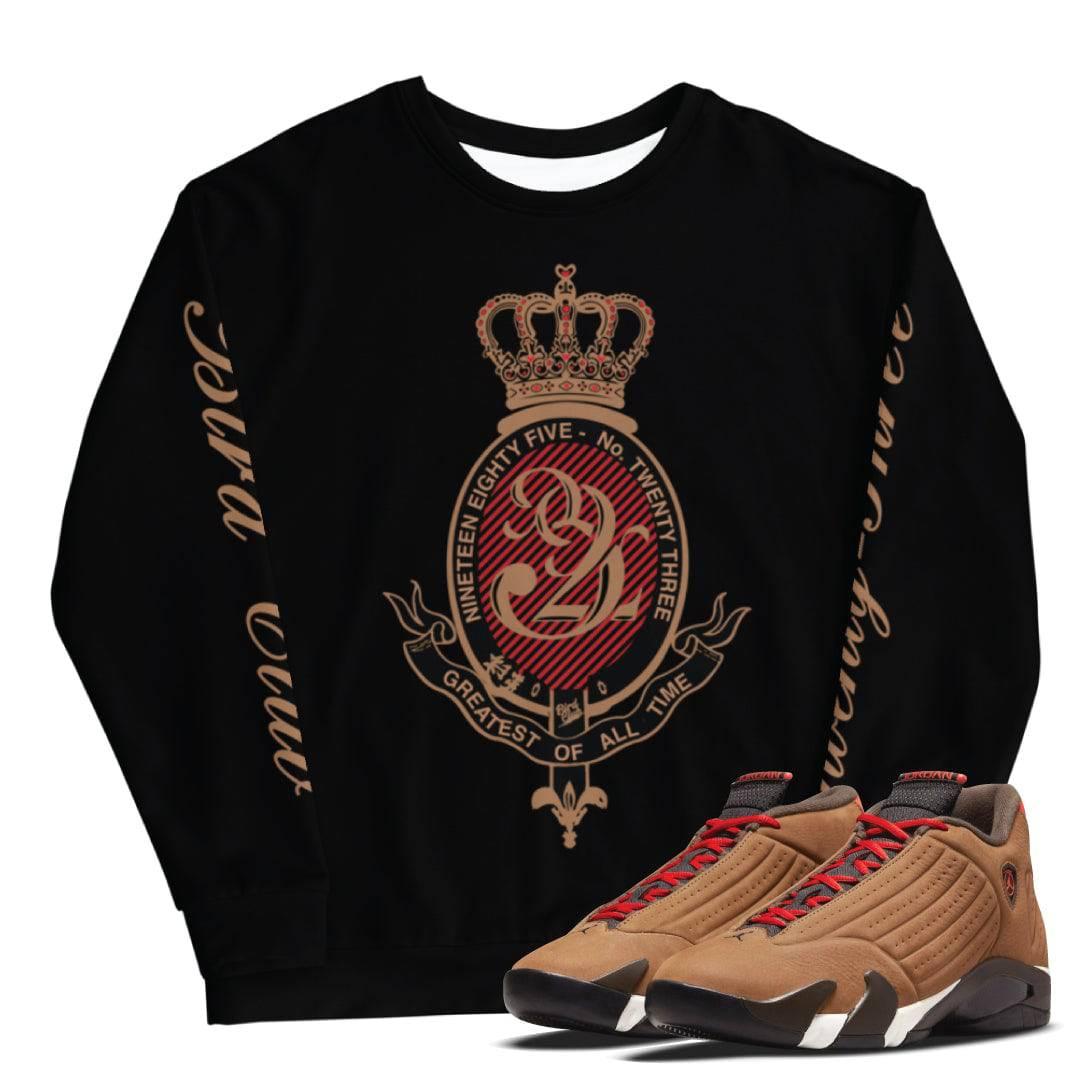 Retro 14 sneakers Winterized Crew - Sneaker Tees to match Air Jordan Sneakers