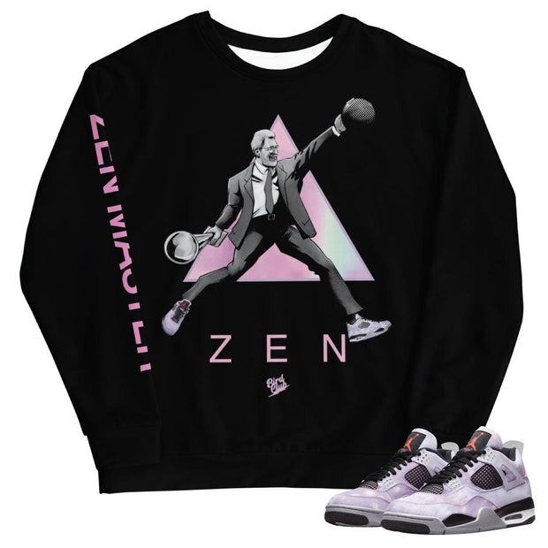Retro 4 "Zen Master" Sweatshirt - Sneaker Tees to match Air Jordan Sneakers
