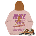 Retro 3 Winterized Archaeo Brown Hoodie - Sneaker Tees to match Air Jordan Sneakers