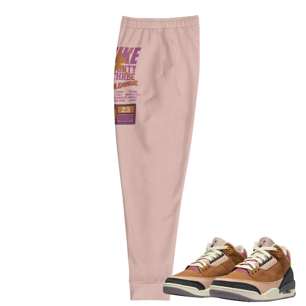 Retro 3 Winterized Archaeo Brown Joggers - Sneaker Tees to match Air Jordan Sneakers
