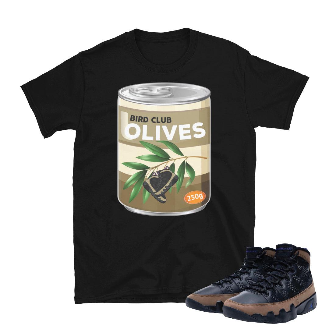 Retro 9 Olive Concord Shirt - Sneaker Tees to match Air Jordan Sneakers