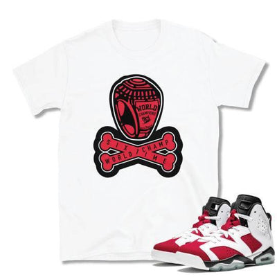 Carmine Retro 6 Shirt - Sneaker Tees to match Air Jordan Sneakers