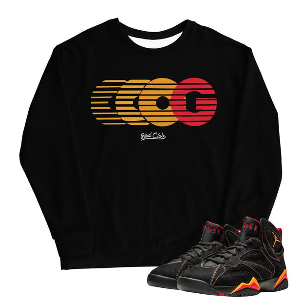 Retro 7 Citrus Sweatshirt - Sneaker Tees to match Air Jordan Sneakers