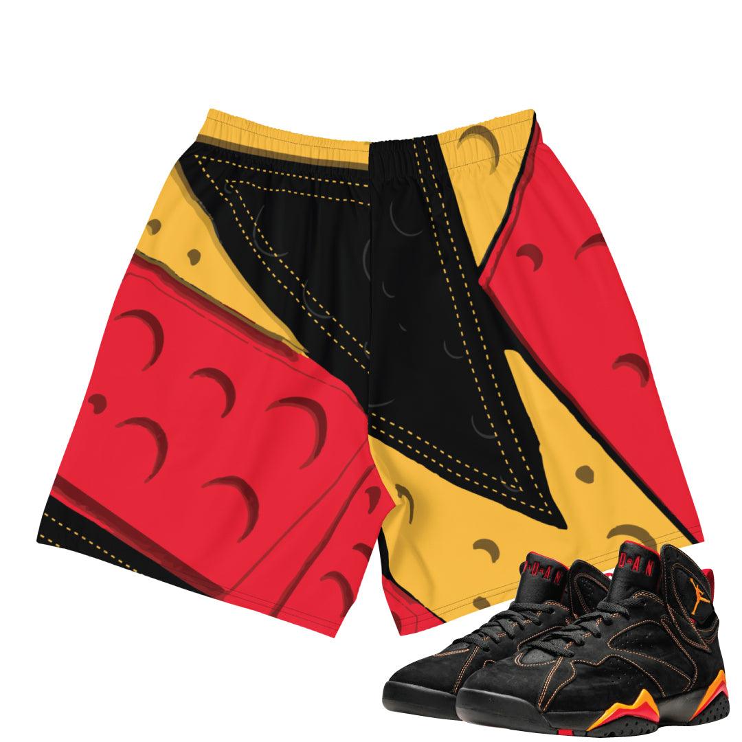 Retro 7 Citrus Shorts - Sneaker Tees to match Air Jordan Sneakers