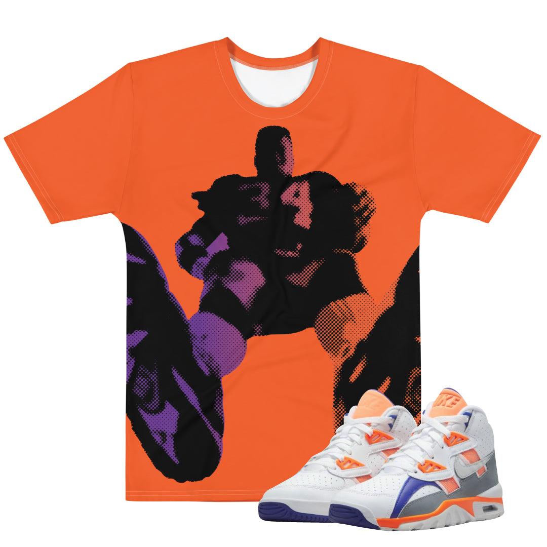 Air Trainer Bo Jackson All Over Fade Shirt - Sneaker Tees to match Air Jordan Sneakers