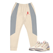 Retro 3 "Muslin" Joggers - Sneaker Tees to match Air Jordan Sneakers