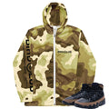 Retro 9 "Olive Concord" Windbreaker - Sneaker Tees to match Air Jordan Sneakers