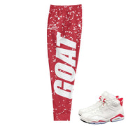 Retro 6 Red Oreo Joggers - Sneaker Tees to match Air Jordan Sneakers