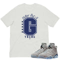 Retro 6 Georgetown Shirts - Sneaker Tees to match Air Jordan Sneakers