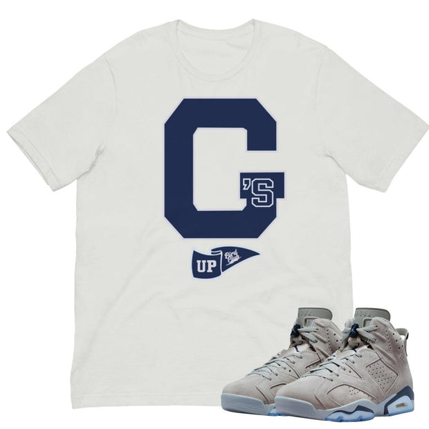Retro 6 Georgetown Shirts - Sneaker Tees to match Air Jordan Sneakers