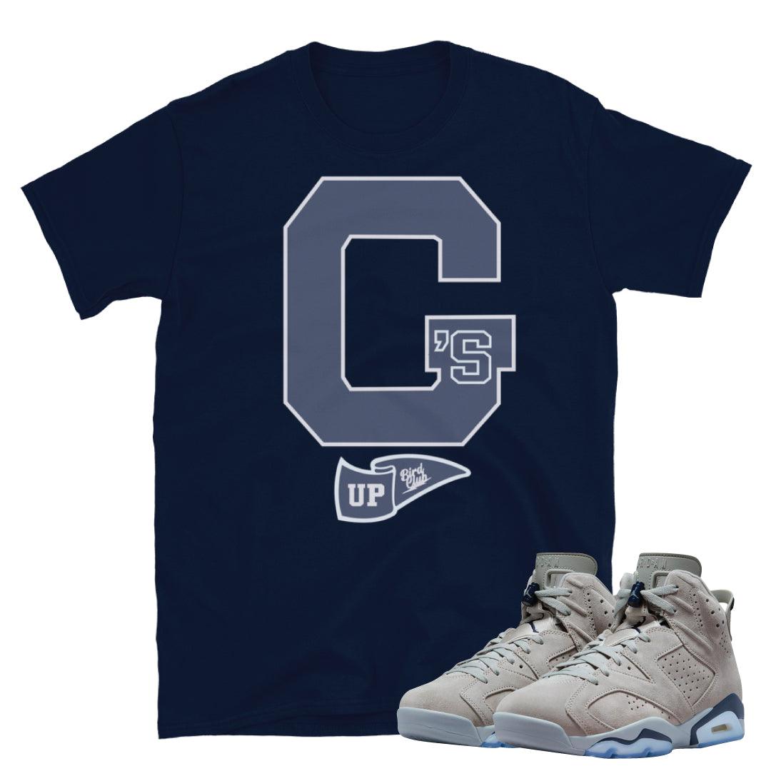 Retro 6 Georgetown Shirts - Sneaker Tees to match Air Jordan Sneakers