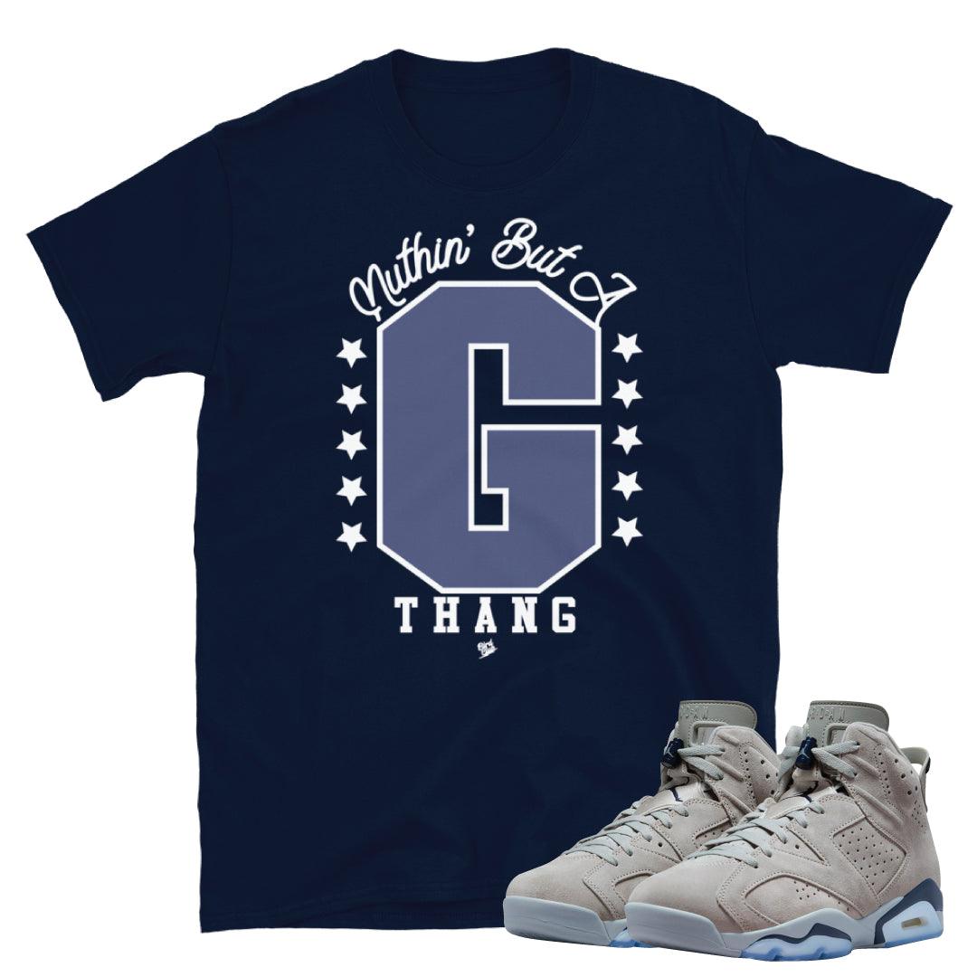 Retro 6 Georgetown Shirts - Sneaker Tees to match Air Jordan Sneakers
